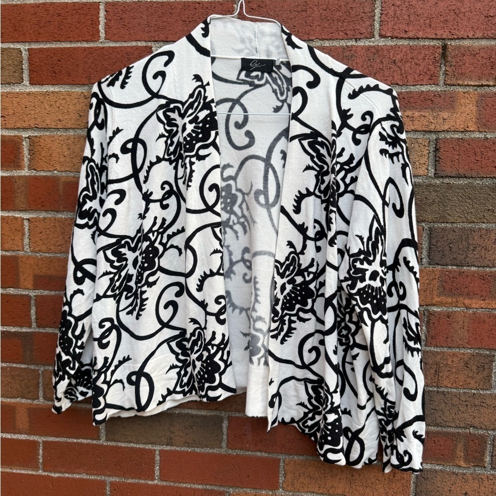 G by Giuliana Rancic Open Front Cardigan Sweater – XL